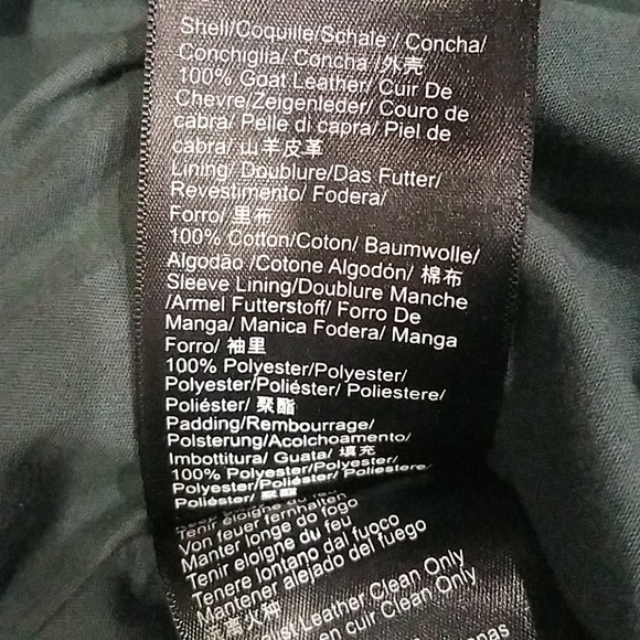 Muubaa Nido Quilted Moto Leather Biker Jacket Sz14 - Picture 8 of 8